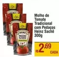 Oferta de Molho - Molho De Tomate Tradicional Com Pedaços por R$2,69 em Max Atacadista