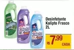 Oferta de Kalipto - Desinfetante Frasco por R$7,99 em Max Atacadista