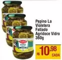 Oferta de La Violetera - Pepino  Fatiado Agridoce Vidro por R$10,98 em Max Atacadista