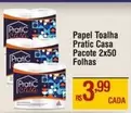 Oferta de Casa - Papel Toalha Pratic por R$3,99 em Max Atacadista