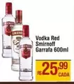 Oferta de Smirnoff - Vodka Red por R$25,99 em Max Atacadista