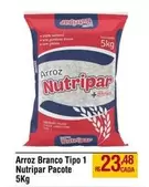 Oferta de Nutripar - Arroz Branco Tipo 1 por R$23,48 em Max Atacadista