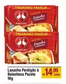 Oferta de Perdigão - Lasanha por R$14,99 em Max Atacadista