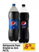 Oferta de Pepsi - Refrigerante Original Ou Zero por R$6,79 em Max Atacadista