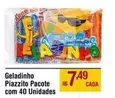 Oferta de Pacote - Geladinho Piazzito Com 40 Unidades por R$7,49 em Max Atacadista