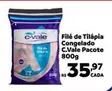 Oferta de C-Vale - Filé De Tilápia Congelado por R$35,97 em Max Atacadista