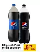 Oferta de Pepsi - Refrigerante Original Ou Zero Pet por R$6,79 em Max Atacadista