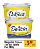 Oferta de Q Delicia - Margarina Com Ou Sem Sal por R$5,49 em Max Atacadista