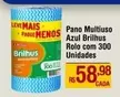 Oferta de Leve - Pano Multiuso Azul Brilhas Rolo por R$58,98 em Max Atacadista