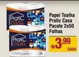 Oferta de Casa - Papel Toalha Pratic por R$3,99 em Max Atacadista