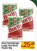 Oferta de Buriti - Arroz Parboilizado Longo Fino por R$25,48 em Max Atacadista