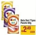 Oferta de Dori - Bala Tipos Pacote por R$2,49 em Max Atacadista