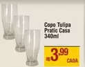 Oferta de Tulipa - Copo Pratic Casa por R$3,99 em Max Atacadista