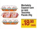 Oferta de Copacol - Mortadela Compacol Com Ou Sem por R$18,9 em Max Atacadista