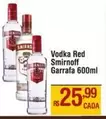 Oferta de Smirnoff - Vodka Red por R$25,99 em Max Atacadista