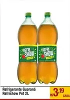 Oferta de Refri - gerante Guaraná por R$3,19 em Max Atacadista