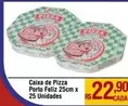 Oferta de Porto - Caixa De Pizza Felix 25cm X 25 Unidades por R$22,9 em Max Atacadista