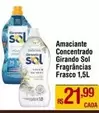 Oferta de Girando Sol - Amaciante Concentrado por R$21,99 em Max Atacadista