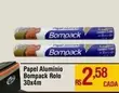 Oferta de Bompack - Papel Alumínio por R$2,58 em Max Atacadista