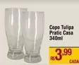 Oferta de Casa - Copo Tulipa Pratic por R$3,99 em Max Atacadista