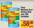 Oferta de Leve - Pano Multiuso Azul Brilhas Rolo por R$58,98 em Max Atacadista