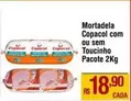 Oferta de Copacol - Mortadela Compacol Com Ou Sem por R$18,9 em Max Atacadista