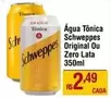 Oferta de Schweppes - Água Tônica  Original Ou Zero Lata por R$2,49 em Max Atacadista