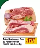 Oferta de Bovino - Acém Bovino Com Osso Ou Ponta De Peito Bovino Com Osso por R$17,87 em Max Atacadista