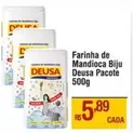 Oferta de De   - Farinha De Mandioca Biju por R$5,89 em Max Atacadista