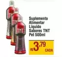 Oferta de TNT - Suplemento Liquido Sabores por R$3,79 em Max Atacadista