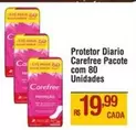 Oferta de Carefree - Protetor Diário por R$19,99 em Max Atacadista