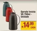 Oferta de Invicta - Garrafa  Vg 750ml por R$14,99 em Max Atacadista