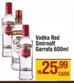 Oferta de Smirnoff - Vodka Red por R$25,99 em Max Atacadista