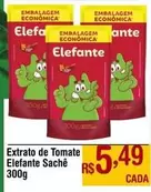 Oferta de Elefante - Extrato De Tomate por R$5,49 em Max Atacadista