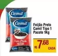 Oferta de Camil - Feijão Preto Tipo 1 Pacote por R$7,68 em Max Atacadista