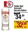 Oferta de Smirnoff - Vodka Red Garrafa por R$34,89 em Max Atacadista