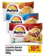 Oferta de Aurora - Lasanha Sabores Pacote por R$10,98 em Max Atacadista