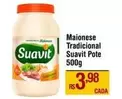 Oferta de Suavit - Maionese Tradicional por R$3,98 em Max Atacadista