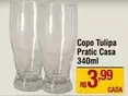 Oferta de Casa - Copo Tulipa Pratic por R$3,99 em Max Atacadista