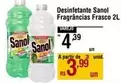 Oferta de Sanol - Desinfetante Fragrancias Frasco por R$4,39 em Max Atacadista