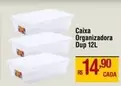 Oferta de Caixa Organizadora por R$14,9 em Max Atacadista