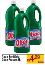 Oferta de Ob - Água Sanitária Frasco por R$4,29 em Max Atacadista