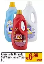 Oferta de Sol - Amaciante Girando Tradicional por R$6,99 em Max Atacadista