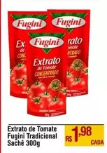 Oferta de Fugini - Extrato De Tomate Tradicional Sache por R$1,98 em Max Atacadista