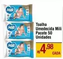 Oferta de Mili - Toalha Umedecida por R$4,98 em Max Atacadista