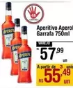 Oferta de Aperol - Aperitivo Garrafa por R$57,99 em Max Atacadista