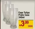 Oferta de Tulipa - Copo Pratic Casa por R$3,99 em Max Atacadista