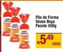 Oferta de Seven Boys - Pão De Forma por R$5,49 em Max Atacadista