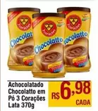 Oferta de 3 Corações - Achocolatado Chocolatto Em Pó por R$6,98 em Max Atacadista