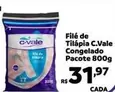 Oferta de De   - Filé De Tilápia C.vale Congelado por R$31,97 em Max Atacadista